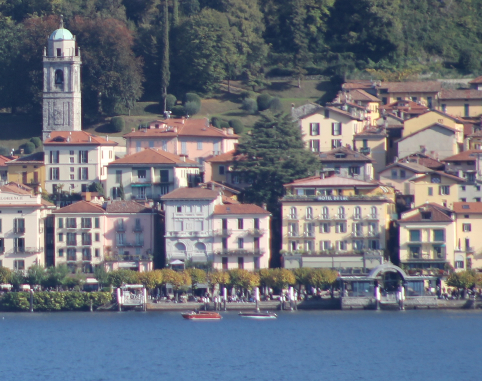 Bellagio ferry pier and waterfront, photographed in 2026